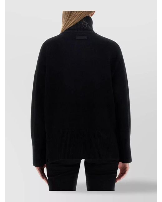 Canada Goose Black Cashmere Turtleneck Jumper