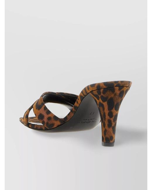 Saint Laurent Natural 'Jill' Mules
