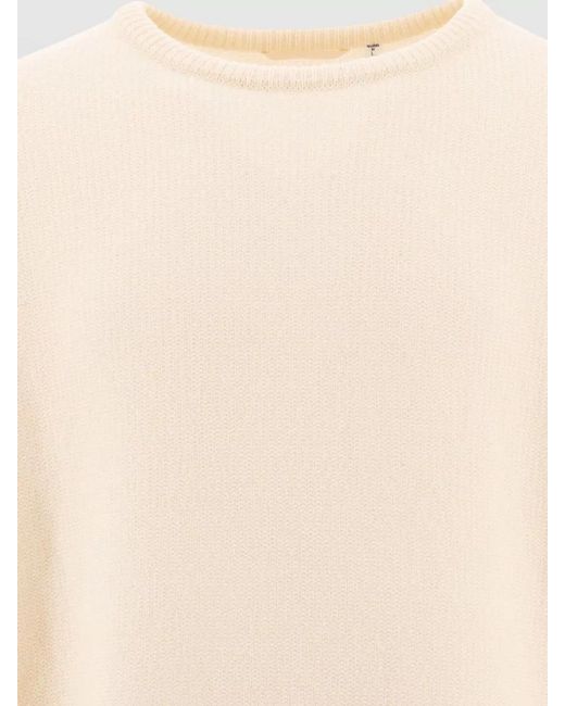 Nanamica Natural Kodenshi Crew Neck Sweater Long Sleeves for men