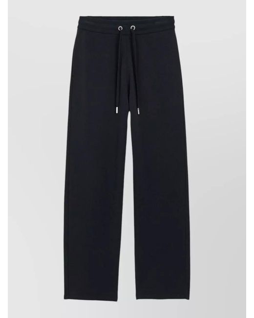 AMI Blue Straight-Leg Track Pants for men