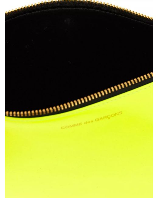 Comme des Garçons Yellow Leather Purse