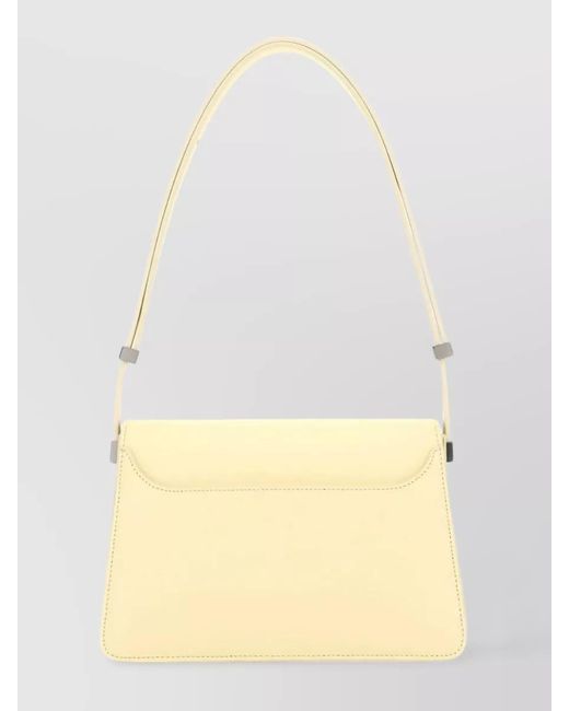 Lanvin Natural Concerto Leather Shoulder Bag