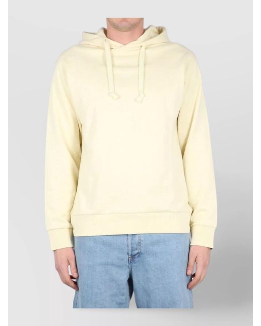 A.P.C. Blue Cotton Hoodie for men