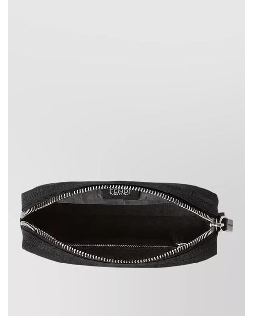 Fendi Black Micro Clutch Bag Toiletry Case for men