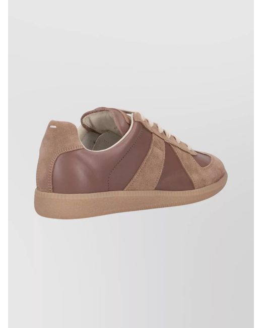 Maison Margiela Multicolor Leather Low-Top Sneakers