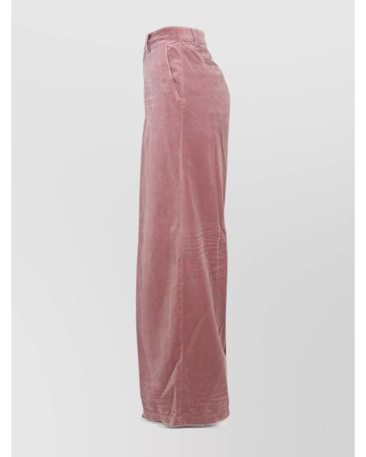 DSquared² Pink Wide-Leg Trousers
