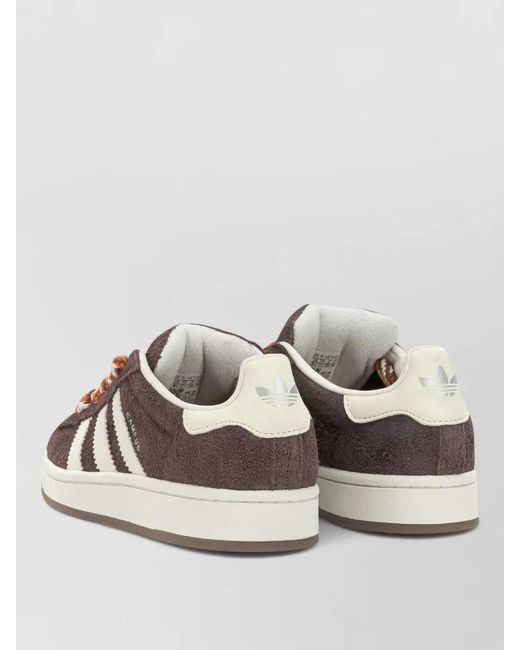 Adidas Originals Gray Suede Leather Low-Top Sneakers