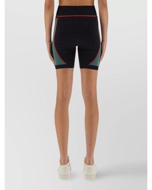 Casablanca Black Slim-Fit Knee-Length Sports Shorts