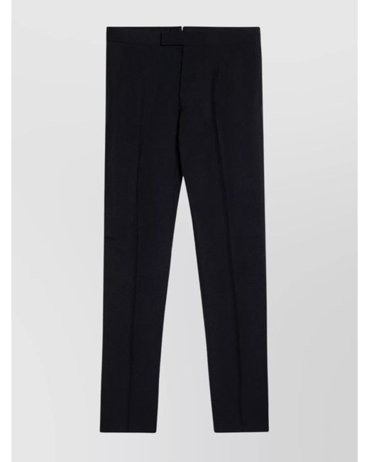 Thom Browne Blue Trousers Wool Blend Belt Loops for men
