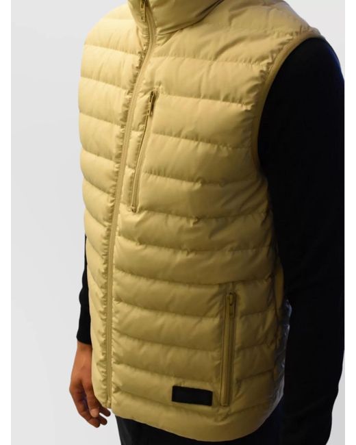 Fay Black Puffer Gilet for men
