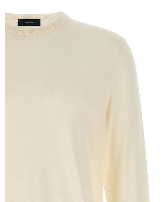 Zanone Natural Cotton Jumper for men