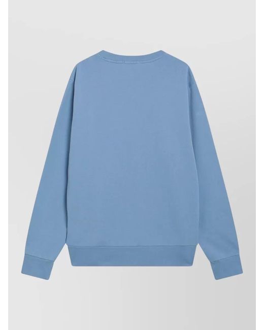 Polo Ralph Lauren Blue Knit Sweater Ribbed Cuffs And Hem for men