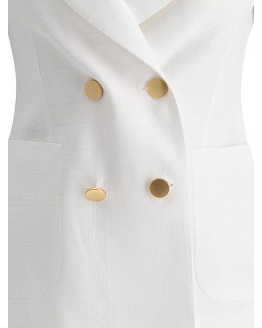 Tagliatore White Blazer