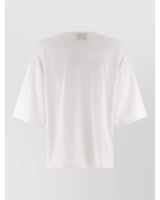 Loulou de Saison White Cotton Relaxed-Fit T-Shirt