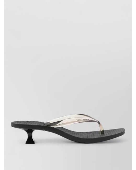 Tory Burch Multicolor Jelly Kitten Heel Flip Flop Sandals