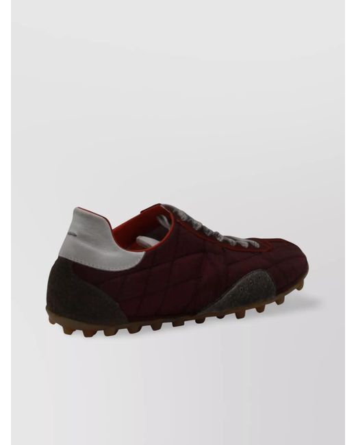 Maison Margiela Brown Polyester Low-Top Sneakers