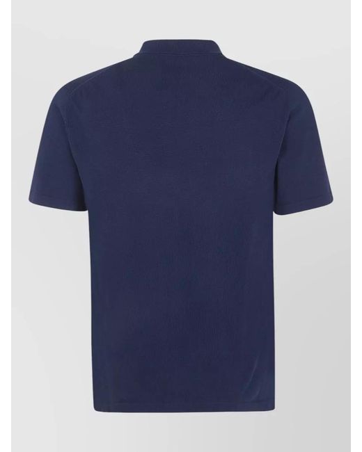 Dondup Blue Regular-Fit Cotton Polo Shirt for men
