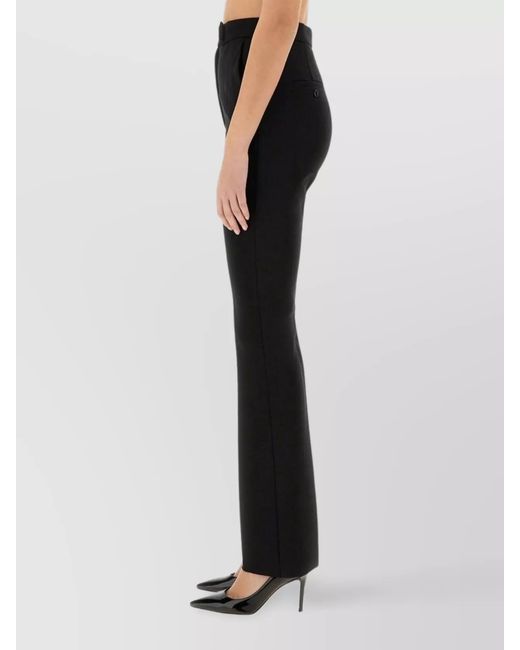 Max Mara Black Slim-Fit Tailored Trousers