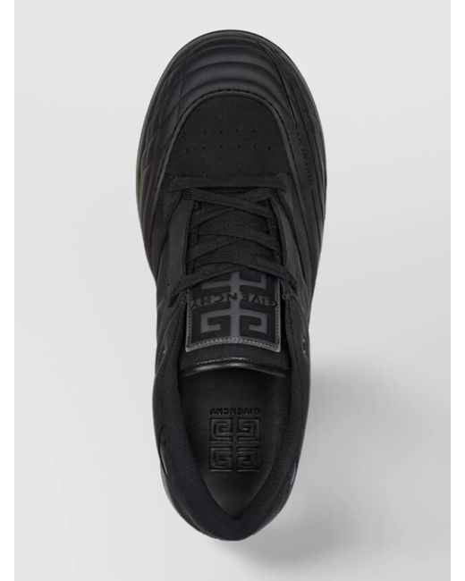 Givenchy Black Leather Skate Sneakers for men