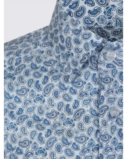 Etro Blue Roma Shirt for men