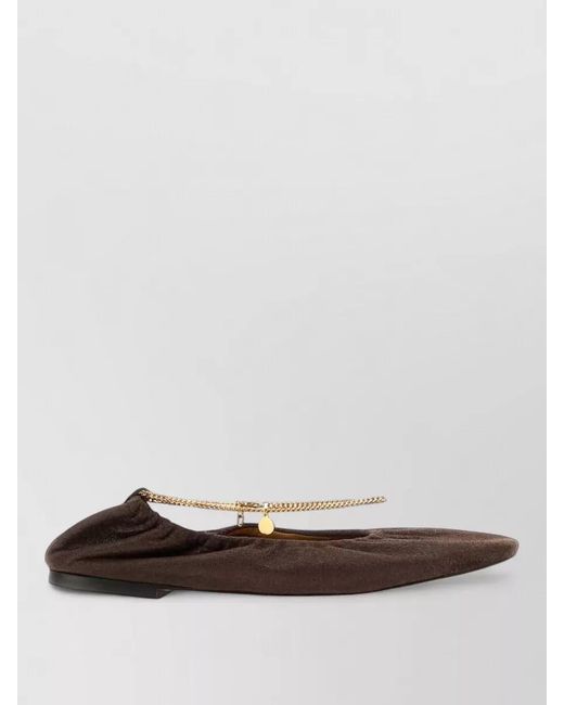 Stella McCartney White Shaggy Deer Ballerina Shoes
