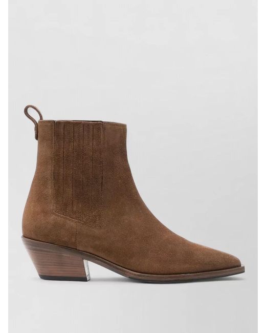 Roberto Festa Brown Suede Leather Ankle Boots