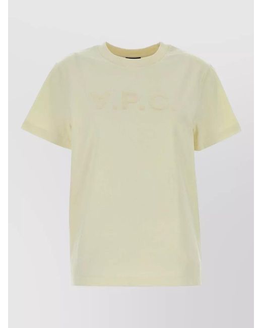 A.P.C. Natural Cotton T-Shirt