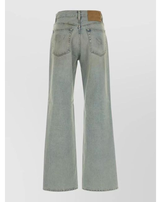 Haikure Gray Wide Leg Denim Jeans Korean Style