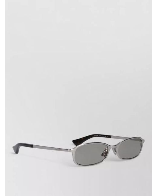 Saint Laurent Gray Acetate Sunglasses