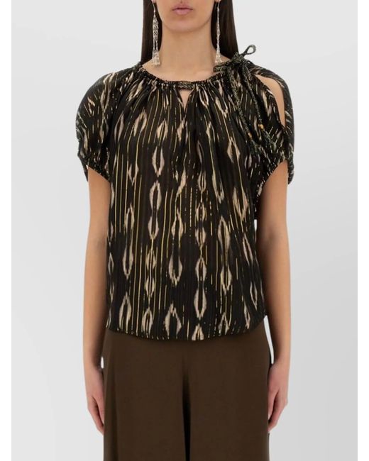 Isabel Marant Black Silk Blouse