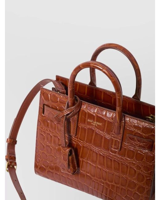 Saint Laurent Multicolor Sac De Jour Nano Leather Shoulder Bag