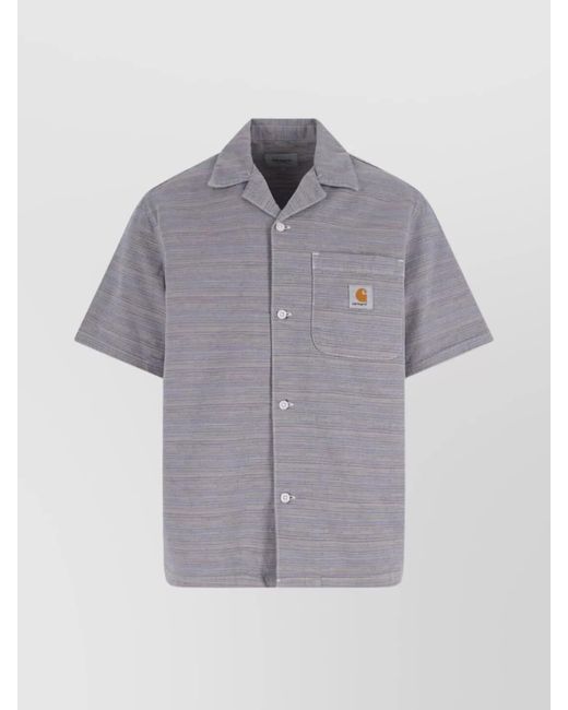 Carhartt Gray Cotton Shirt for men