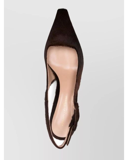 Gianvito Rossi Multicolor Calf Leather Slingback Pumps