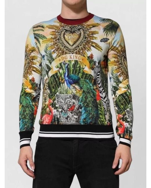 Dolce & Gabbana Black Silk Pullover T-Shirt for men