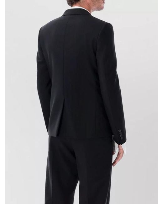 Fendi Blue Mohair Single-Breasted Blazer for men
