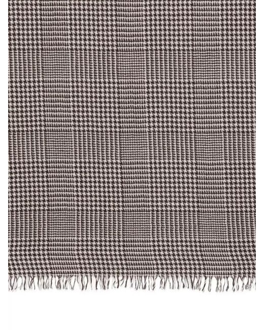 Faliero Sarti Gray Silk Scarf