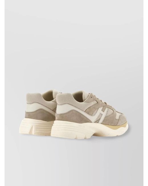 Hogan Natural Leather Low-Top Sneakers for men
