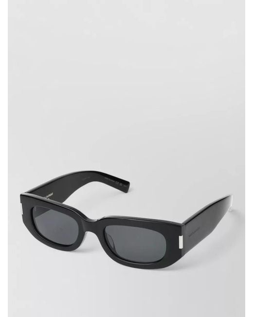 Saint Laurent Gray Sunglasses Sl 697 Rectangular Thick Temples