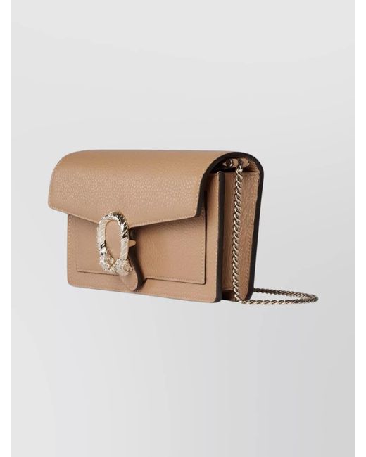 Gucci Natural Calf Leather Purse