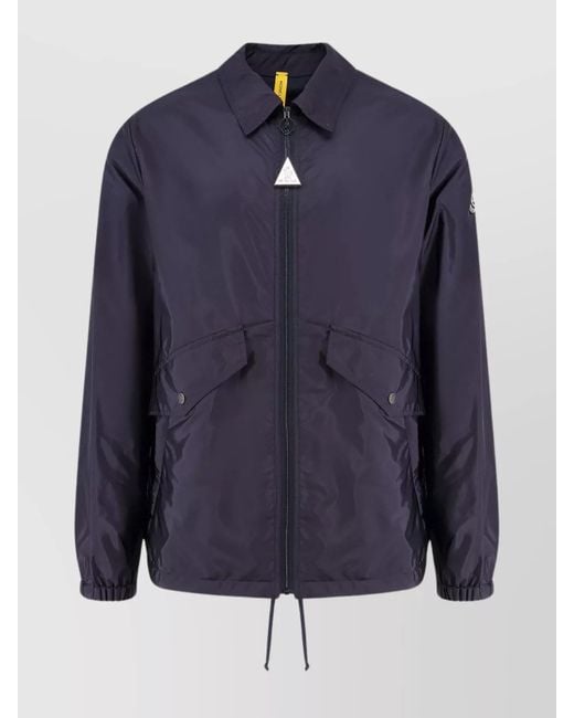 Moncler Genius Blue Nylon Lightweight Jacket for men