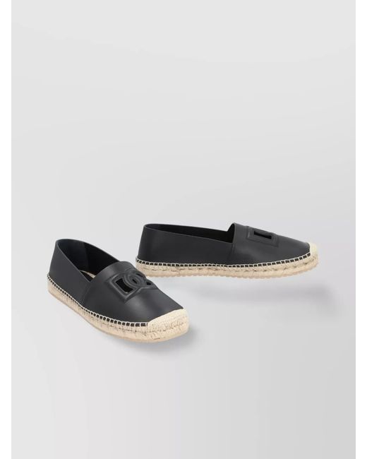 Dolce & Gabbana Natural Leather Espadrilles for men