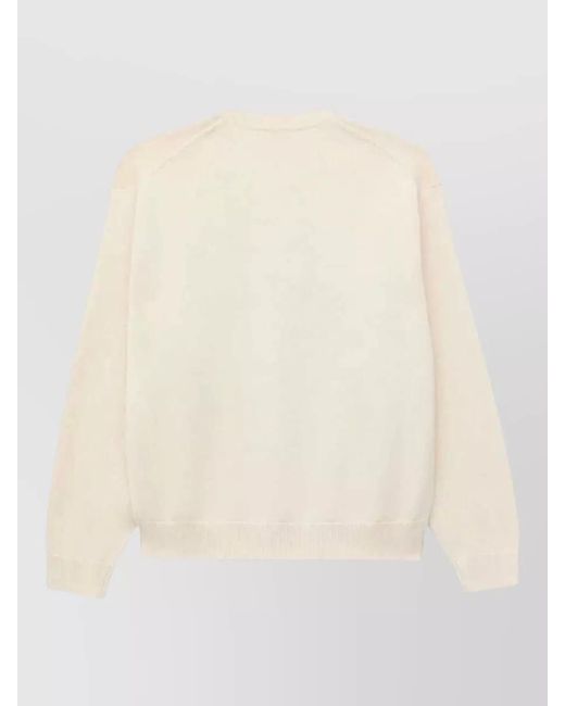 KENZO Natural Paris Emblem Crew Neck Jumper Sweater for men