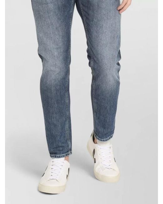 Dondup Blue Dian Slim Denim Jeans Five Pocket for men