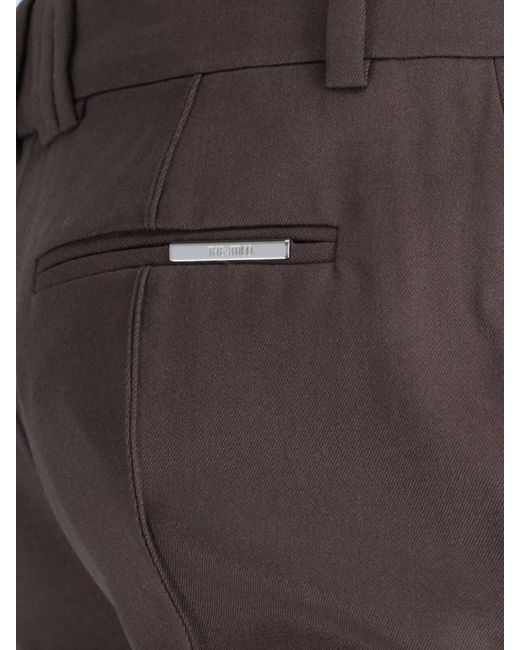 The Attico Gray Flared Trousers