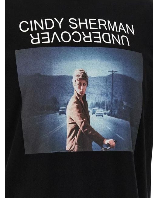 Undercover Black Printed T-Shirt for men
