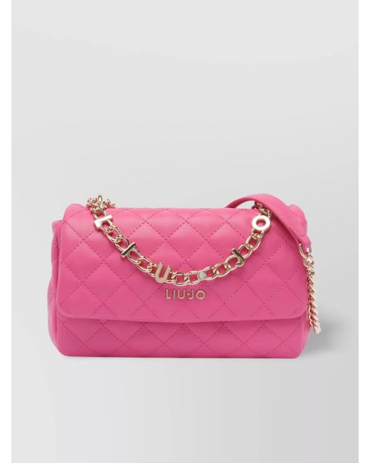 ショルダーバッグ・ポシェット LIU JO LOGO CROSSBODY BAG Embossed monogram logo crossbody bag