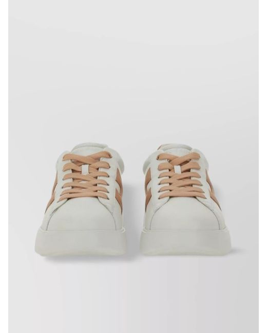 Hogan Multicolor Leather Low-Top Sneakers