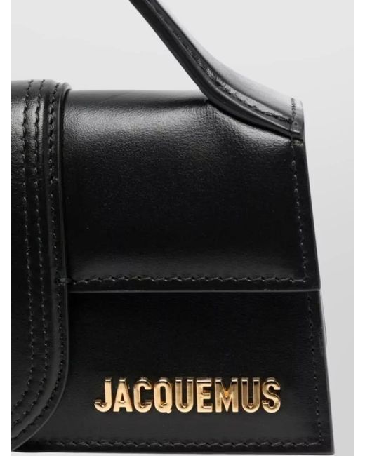 Jacquemus Black Leather Mini Tote Bag Small Handle