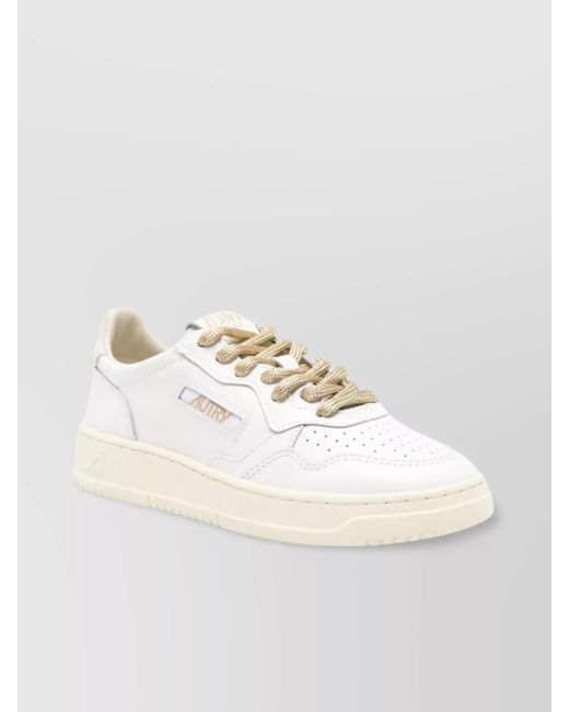 Autry Natural Leather Low-Top Sneakers