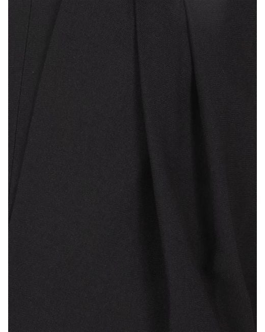 Frankie Shop Black Knee Length Midi Pants Straight Leg